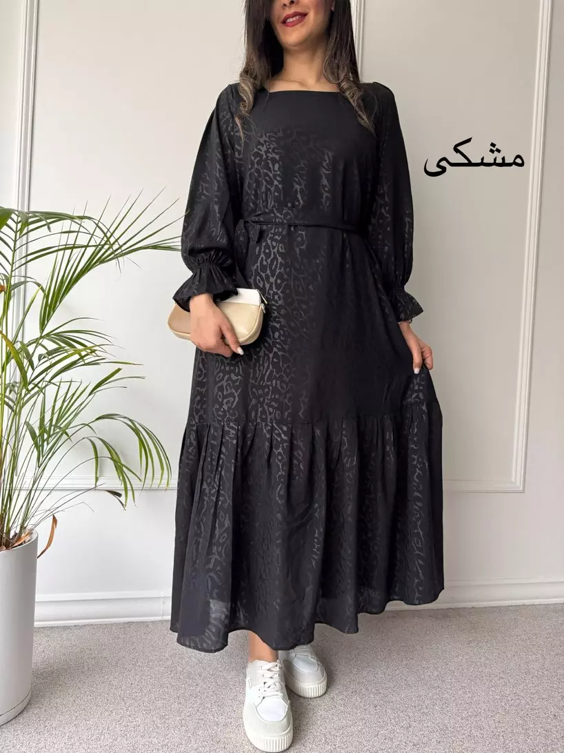 پیراهن حریر آستردار دنیز